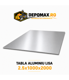 Tabla aluminiu lisa 2.5mm, 1000x2000mm (1050A)